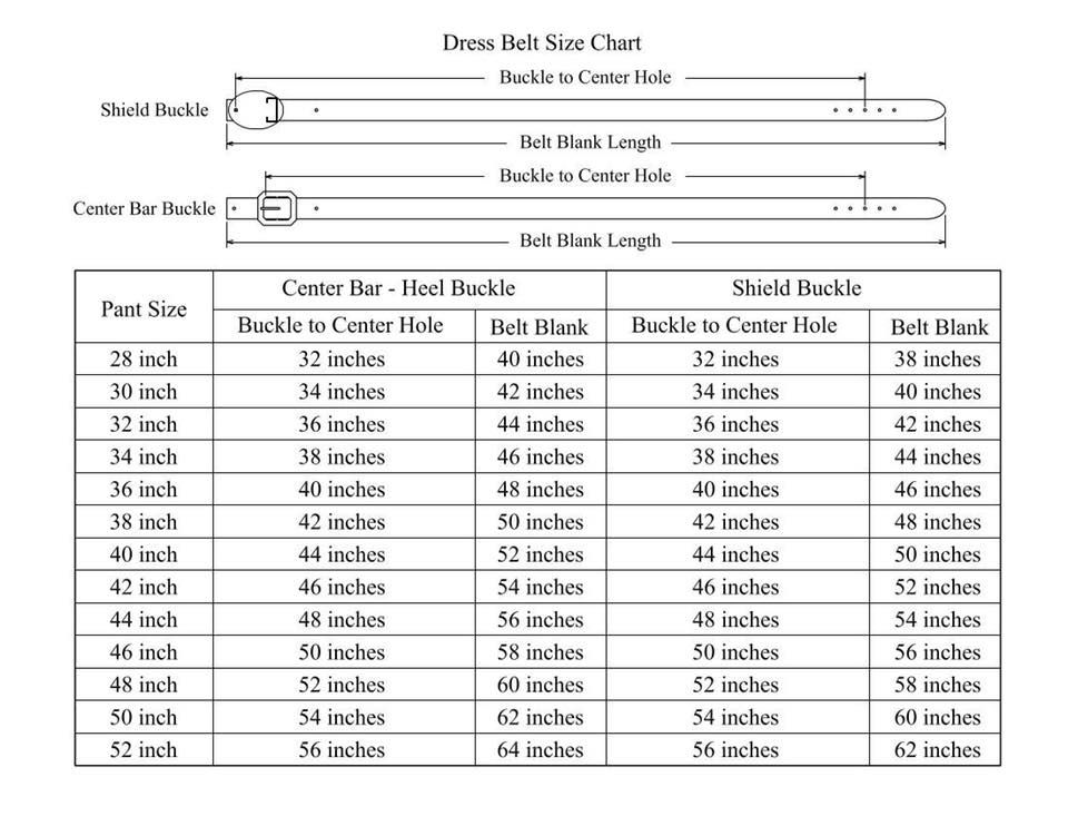 How to measure a belt