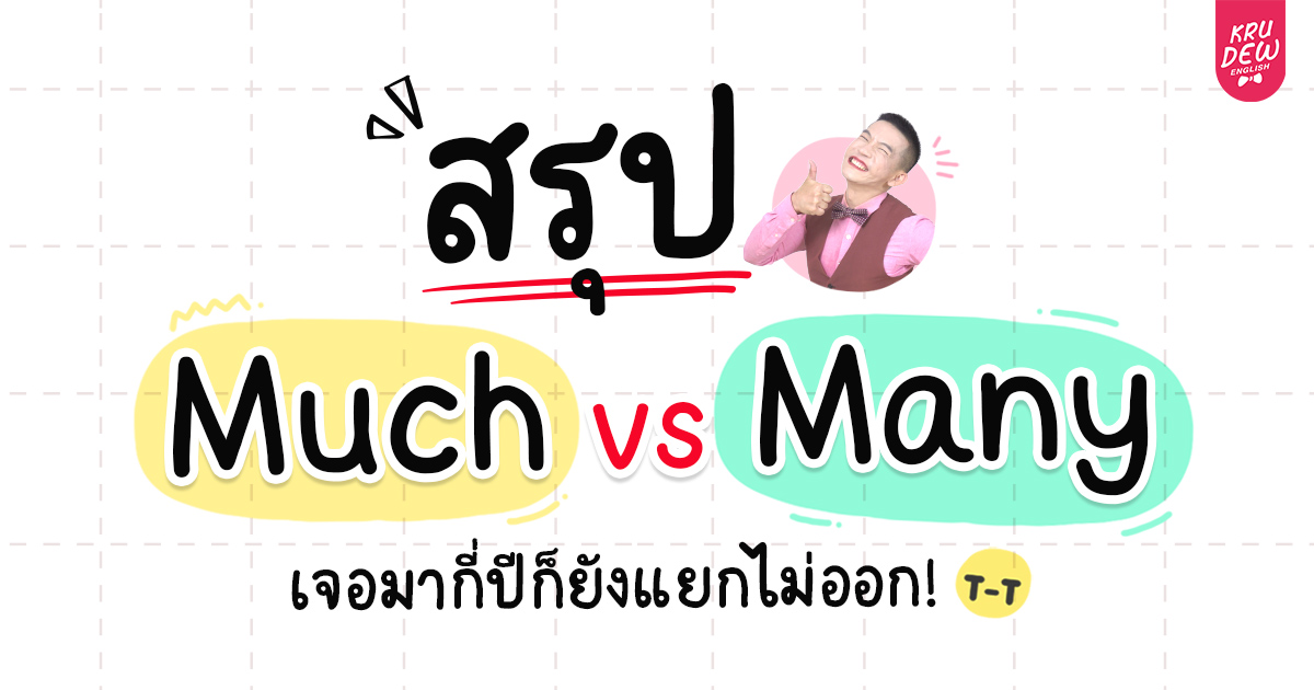 Jedne z najważniejszych przysłówków: MUCH i MANY