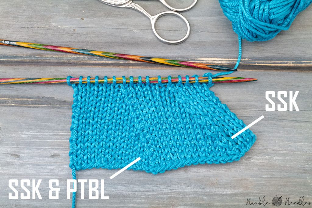 The best left-leaning decreases in knitting [+7 techniques + slow-mo video]