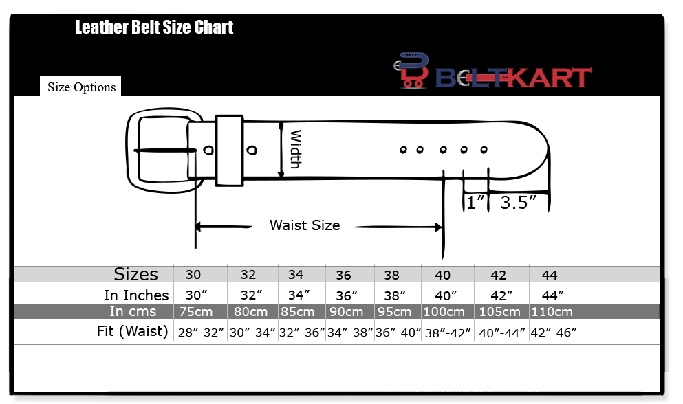 How to measure a belt